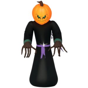 inflatable pumpkin head monster